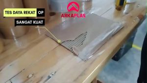 ARKAPLAS Lakban Solasi Fragile Merah 2 Inch (72Yard & 90Yard)