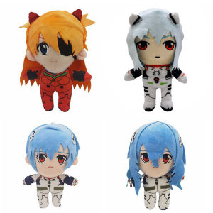 20CM Ayanami Rei Plush Asuka Langley Soryu Rei Plush Stuffed Ray Japanese Anime Kawaii Cute Cartoon Toys Dolls Bed Gift