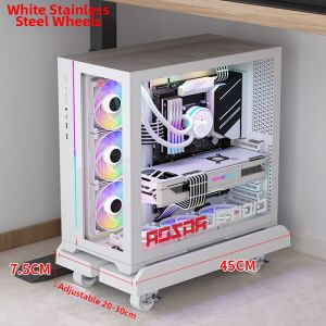 Adjustable Mobile Computer Host Rack