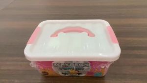 Bộ Đồ Chơi Làm Slime Kem Cho Bé Gái Gồm Keo Tạo Bọt Tự Làm Đồ Ăn Vặt Giả Slime Nước Giả Bộ Bong Bóng Bùn Pha Lê Đồ Chơi Mềm Dẻo Kèm Hộp Đựng