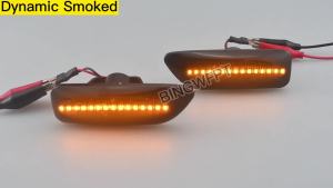 1 Set Amber LED Side Marker Blinker Turn Signal Light For Volvo XC90 S80 XC70 V70 S60 2001-2009 Dynamic Light Indicator Lamp