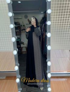DRESS PRADA MADEIRA PREMIUM BY AMOREBYRUBY MOTIF BARU KEKINIAN