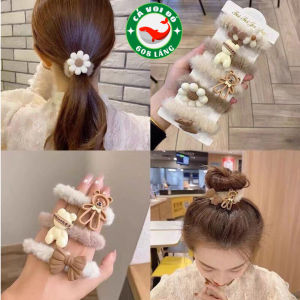 Set 10 kẹp mái lông cho bé