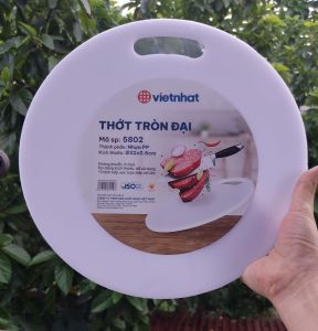 [NGD] Thớt tròn nhựa trắng nguyên sinh có 3 size lựa chọn to trung nhỏ hàng Cao cấp việt nhật