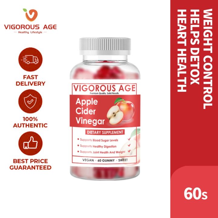 Vigorous Age Apple Cider Vinegar Gummies Weight Loss Gummies Weight