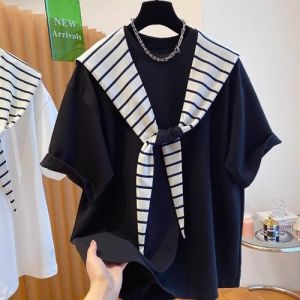 AIYITI | New Fashion Summer T-Shirt Slimming and Concealing Large Size