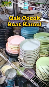 Piring Salad Embossed Ramekin Keramik 9 Inch