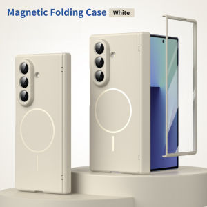 LS | Hinge Protection Magnetic Phone Case For Samsung Galaxy Z Fold 8 Ultra Z Fold 7 6 5 4 3 Z Flip 8 7 6 5 4 3 With Screen Protector