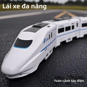 Đồ Chơi Tàu Điện Tốc Độ Cao Cho Trẻ Em Mô Phỏng Xe Lửa Với Đèn & Âm Thanh Bộ Đồ Chơi Giáo Dục Cho Bé Trai Và Bé Gái