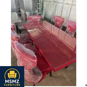 DINING TABLE SET 68 SEATER WITH GLASS