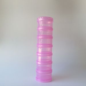 กล่องเก็บยาขนาดเล็กแบบแยกได้ 7 ช่องพร้อมฝาปิดสำหรับใส่โปรตีนและวิตามินเสริมสุขภาพ กล่องเก็บของสำหรับบ้านจากจีนแผ่นดินใหญ่