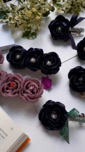 kẹp tóc Hoa handmake (kẹp phía sau)