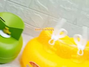 OTI9956T Celengan Tabung Gas Tabungan Anak Celengan Anak Bentuk Tabung Gas LPG MELON HIJAU