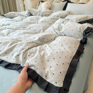 Nanjiren | Bộ Đồ Chăn Ga Gối Mới Cao Cấp Đơn Giản Bốn Món