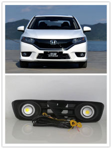 LED Fog Lights Assembly For Honda Greiz 2015 2016  2017 2018 2019 Front Bumper Fog lamp Replacement Angel Eye Daylight DRL Kits
