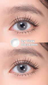 【Tampilan Arab Tanpa Cincin 14mm】Magister Softlens Normal & Minus(-1.00 s/d -6.00) Natural-Looking Queen Ochre Graphite Amber Soflen