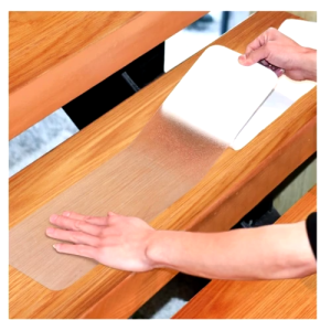 Large Size PEVA Transparent Anti Slip Bath Grip Stickers Non-slip Safety Stairs Steps Floor Shower Strips 1 Pc