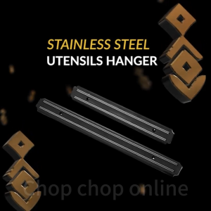 Diekensen Stainless Steel Magnetic Knife Hardware Tool Holder Magnet Bar Knife Rack No Wall Drill Kitchen Hardware Stora