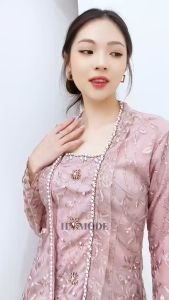 HN MODE - Setelan kebaya kutubaru payet Bahan tulle glitter