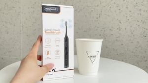 Bàn chải đánh răng điện Mornwell T38 tự động hoàn toàn 4 chế độ 40.000 rung động âm thanh mỗi phút làm sạch sâu cho người lớn và trẻ em (trên 8 tuổi)