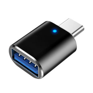 LED USB 3.0 To Type C Adapter OTG To USB C USB-A To Micro USB Type-C Female Connector for Samsung Xiaomi Adapters 3A