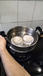 ซาลาเปา(ไต้หวัน)ไส้งาดำ  นน. 540 g. Z63 ของเเท้100% แพ็คด้วยสูญญากาศอย่างดี