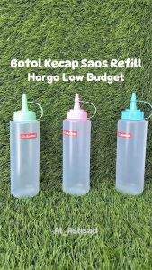 Botol Mayonaise Kecap Saos Refill Sunrise 400ml (Random)