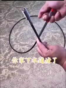 35.5in Drain Clog Remover 25-Inch Drain Snake Dehair Remover and Cleaning Brush Hair Catcher Drain Auger Cleaning Tool Set