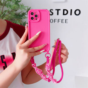 Simple Crossbody Apple Case with Lanyard for Men And Women Compatible with Various Models Durable TPU Protective Cover for Phones