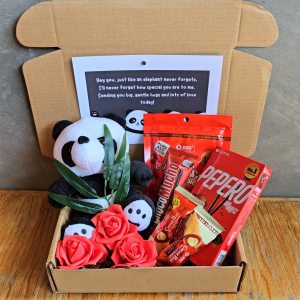 ✨ Panda Bear Lovely Plush Giftset Cute Gift Ideas Bundle for Girlfriend Boyfriend Valentines Day Monthsary Anniversary Holidays