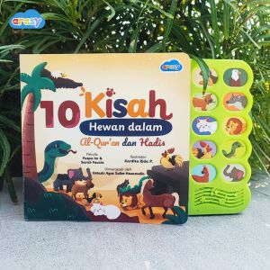 Soundbook dan Buku Cerita 10 Hewan dalam Alquran Arasy Buku Bersuara untuk Anak