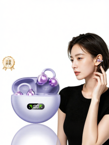 ROEL-PLAY | New Bluetooth Wireless Earhook Headphone with Long Battery Life High Fidelity Sound