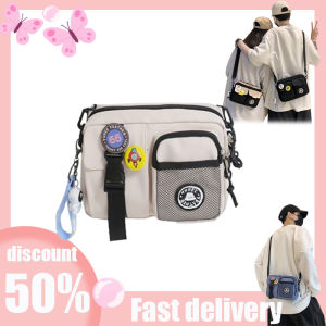Stylish Korean Crossbody Bag - Lightweight Nylon & Multi-Pocket Design The Perfect Minimalist Daily Bag Women Sling Bag