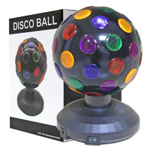 Disco Magic Ball LED Light 360 Degree Rotation Colorful Stage Atmosphere Lighting for KTV Bars Dance Parties