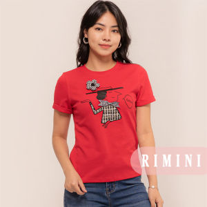 RIMINI - Atasan Kaos Wanita Simple Casual Size XS-XL - Luwi Top CC32246