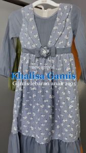 Two Mix - Raya Collection 2025 - Khalisa Baju Gamis Anak Muslim Perempuan Lebaran 1-14 Tahun 4436