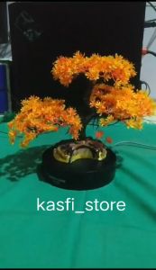 Perlengkapan Aquascape: Tanaman Bonsai dan Hiasan Aquarium Sintetis