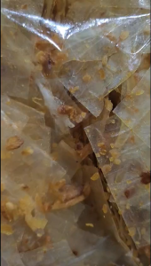 Bánh tráng vuông trộn muối tỏi phi đặc sản Long An - 500gram