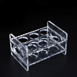 Leisure House 6/8/12 ชุดถ้วยมินิบาร์ ผู้ถือถ้วยอะคริลิ KTV One Piece Cup Holder Acrylic Bar Cup Holder