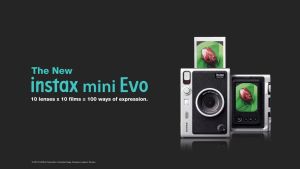 (READY STOCK) - Fujifilm Instax Mini Evo Hybrid Instant Camera & Printer | Bundel With Instax Mini PAL