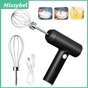 Handheld household wireless electric food mixer portable 3-speed egg beater baking dough cake cream mixer kitchen tool