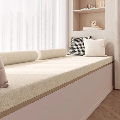 MAIYUQI | Washable Cotton Linen Window Pad Cushion