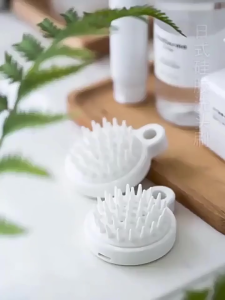 Sisir Keramas Alat Pijat Kepala Silikon Sikat Rambut Anti Ketombe