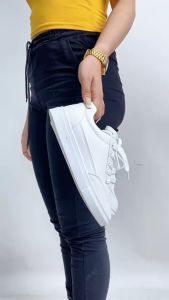 YOTO korean women shoes fashion low cut White sneakers shoes for women