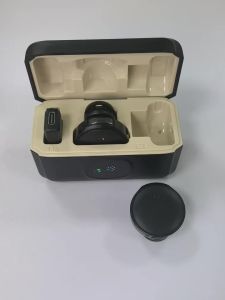 Professional Wireless Lavalier Microphone Plug and Play with LED Power Display Portable Charging Case Content Creators Recording