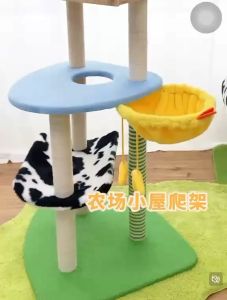 <Yobear & Co.> Zeze Farm Cat house Cat condo Cat tower Cat tree Cat Stand house Game tower Cat Climb