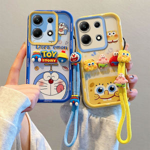 Fun Casing OPPO Reno13 Pro 13 Reno12 F 12 Pro 11 11F 5G 4G New Cute Cartoon Briquette Coffee Animal Dog Cubic Dolls Shockproof Phone Case with Lanyard 2025