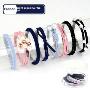 Head Rope Fresh Simple Personality Hair Elastic Band Hair Ring Hair Rope Ponytail Head Accessories Storage High Elasticity