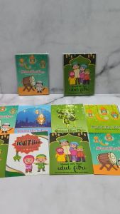 1 SET ISI 10 PCS Amplop Lebaran Motif Unik Bahan Art Paper