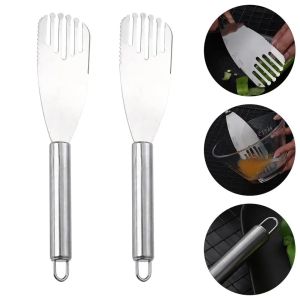 Stainless Steel Baking Shovel Multipurpose Cooking Cake Spatula With Serrated Steak Turners Kitchen Home Supplies with Hanging